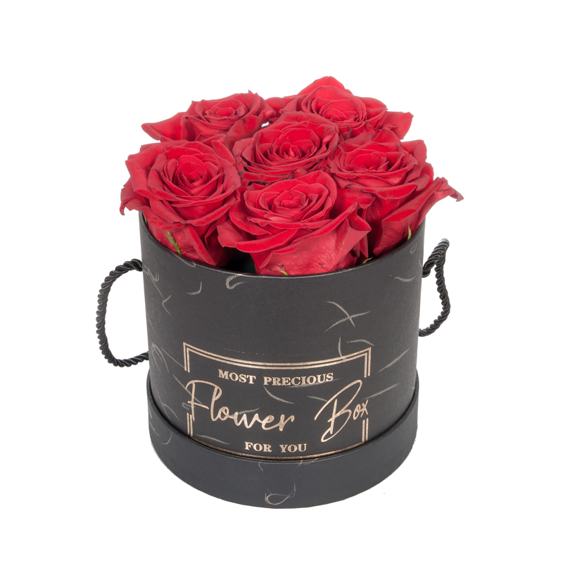 Black Flower Box